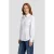 Anytime blouse met plooien wit