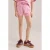 WE Fashion straight sweatshort roze