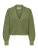 ONLY Gebreid vest ‘ONLCarol’  olijfgroen