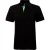Asquith & Fox Heren Klassieke Pasvorm Contrast Poloshirt (Zwart/Kalk)