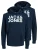 JACK & JONES Sweatshirt ‘Corp’  donkerblauw