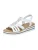 Rieker Sandaal  beige / wit