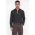 JACK & JONES ESSENTIALS regular fit gemêleerd casual overhemd – zwart