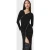 AllSaints Elsie Zipper Dress Black