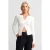 Slim Fit Katoenmix Rits Blouse