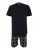 CECEBA Pyjama kort  marine / groen / zwart / wit