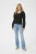 Blouse met lange mouwen Regular fit Pitch Blac