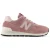 New Balance 574 suède sneakers met sleehak voor dames (Roze)