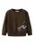 NAME IT Sweatshirt  chocoladebruin / citroen / zwart / wit