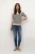 Pullover Classic fit white blue