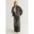 TRENDYOLMİLLA Dames Grijs Effen Lang Regular fit Sweatshirts