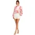 Ted Baker Damesblouse met bloemenprint, hoge hals, losse pasvorm en ballonmouwen (Ivoor)