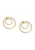 SOHI Oorbellen ‘Charley’  goud