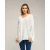 Oversized lange gebreide trui met opgetikte stoffen sterren met strass.