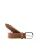 Scalpers Riem ‘Sandy’  bruin / lichtbruin / goud / zilvergrijs / zilver