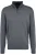 Fynch-Hatton Half-Zip Sweater grijs, Effen