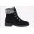 Hush Puppies Florence Leren Dames Zwarte Laarzen
