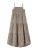 NAME IT Jurk ‘Vinaya’  lichtbruin / zwart / wit