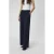 OBJECT wide leg pantalon OBJLISA donkerblauw