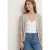 Vest met 3/4 mouwen in een gebreide look