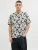 JACK & JONES Shirt ‘JORSPLIT AOP TEE’  zwart