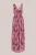 WE Fashion – Dames jurk met glittergaren en smokdetail – Regular fit – Roze –