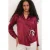 Vrouwen Satin Strik-Voorkant Shirt
