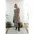 Colourful Rebel Ava Zebra Real Wrap Maxi Dress Ss Dark Brown