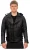 Heren slim-fit brando lederen bikerjack met dubbele rits-Caïro