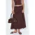 Hoge Taille A-Lijn Midi Rok