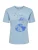 ONLY Shirt ‘ONLKITA JANY’  blauw / lichtblauw / antraciet / zilver