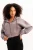 JUSTEVER Crop Hooded Hooded Zippered Kangaroo Pocket Raised Hoodie Gray Women’s Sweatshirt – Lumen