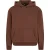 Urban Classics Effen Fluffy Hoodie Heren (Chocoladebruin)