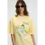 Oversized T-shirt met print en ronde hals