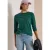 Shirt met lange mouwen, boothals en strepen