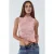 Bloemenprint Crew Neck Crop Top