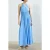 French Connection Eden Georgette Halter Nk Dress Cornflower Blue