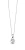 Orphelia Dames 925 Sterling Zilveren Ketting met Hanger – Zilver ZH-4691