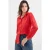 Satin Lange Mouw Knop-Up Shirt