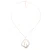 Orphelia ‘Lamara’ Dames 925 Sterling Zilveren Ketting met Hanger – Zilver/Rosé ZH-7207