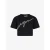 Msgm Meisjes shirt crop zwart