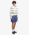 Monogram Shorts Relaxed Pasvorm Blue
