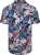 Desoto Short Sleeve Overhemd Festival Navy Multicolour