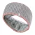 Dames fleece gevoerde thermo oorwarmer hoofdband – Geribbelde Wolk Grijs