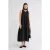 Maxi-jurk met Kraag en Rimpeldetails