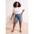 Trendyol Curve Dames Ecru Effen Kort Getailleerd Grote maten T-shirts