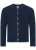 SPIETH & WENSKY Gebreid vest ‘Plauen’  donkerblauw / donkergrijs