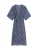 TOMMY HILFIGER Jurk  donkerblauw / wit