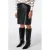 MS Mode Plus Size imitatieleren rok – zwart
