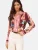 Lipsy Blouse  lichtblauw / geel / rosa / bloedrood
